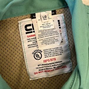 RPS 979 Crude FR Fire Resistant‎ Vented Coverall Size Large NWT